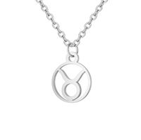 Stjernetegn halskæde: Tyren - Zodiac, Sølv (U)