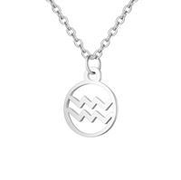 Stjernetegn halskæde: Vandmanden - Zodiac, Sølv (U)