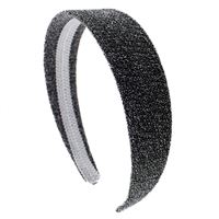 SOHO Glitter Hårbøjle - Sølv (U)