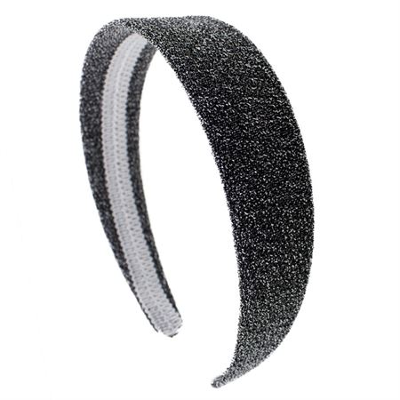 SOHO Glitter Hårbøjle - Sølv (U)