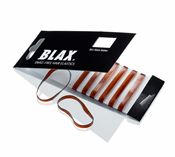 BLAX Hårelastikker 4mm 8 stk Amber - Brun