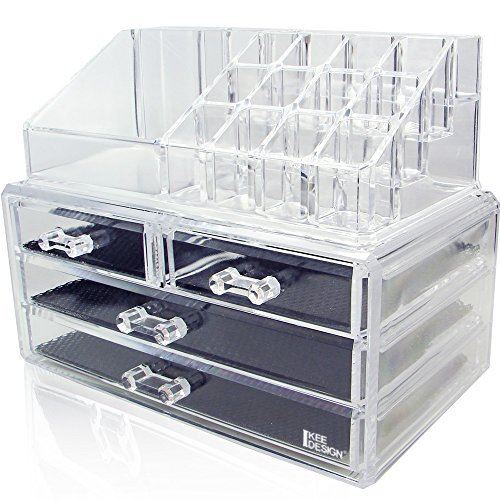 Samle Drivkraft Lav aftensmad UNIQ Smykke / Makeup Organizer akryl med 4 skuffer - SF 1155