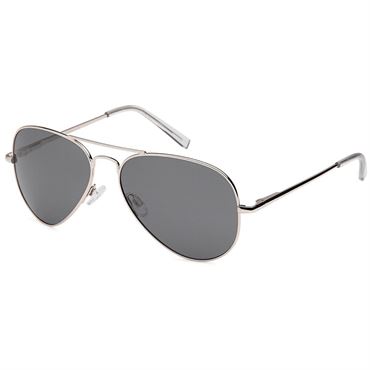 Lux Aviator Classic Pilot Solbriller med blå glas og sølvstel (U)