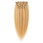 Clip on hairextensions mix lysblond 27/613# 65cm