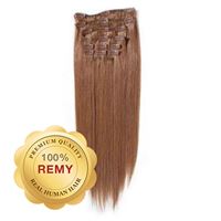 Clip On Extensions - 40 cm #30 Rødbrun