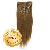 Clip On Extensions - 40 cm #6 Brun