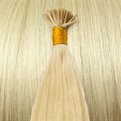 60 cm Cold Fusion hair extensions Platin blond 60#