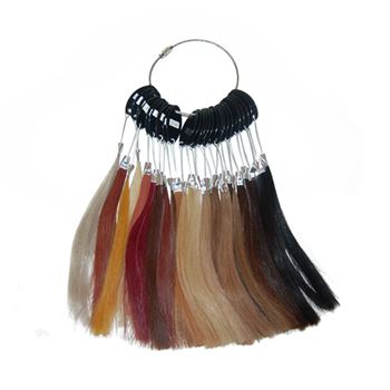 Image of Farvering / colorring m. farveprøver til hair extensions