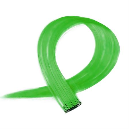 Lime green 50 cm - Crazy Color Clip On