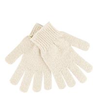 Eksfolierende skrubbe badehandsker - natural scrub glove