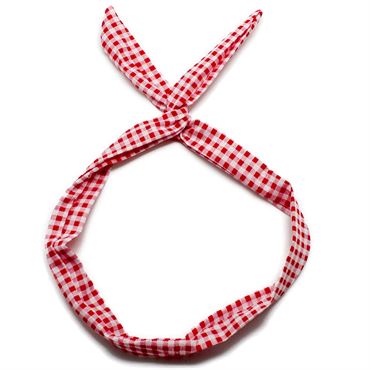 Flexi Hårbånd med ståltråd - Ternet (U)