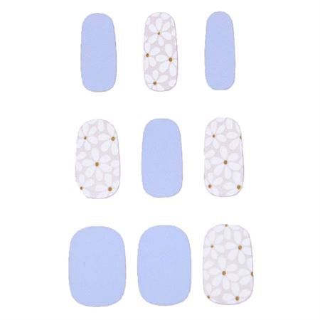 Semi Cured Gel Nail Stickers / Selvklæbende neglelak - Winter Flower (JK-006)