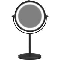 Gillian Jones Bordspejl med LED og 10X - Matte Black
