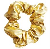 Scrunchie Hårelastik - Metalic & Elastisk - Guld