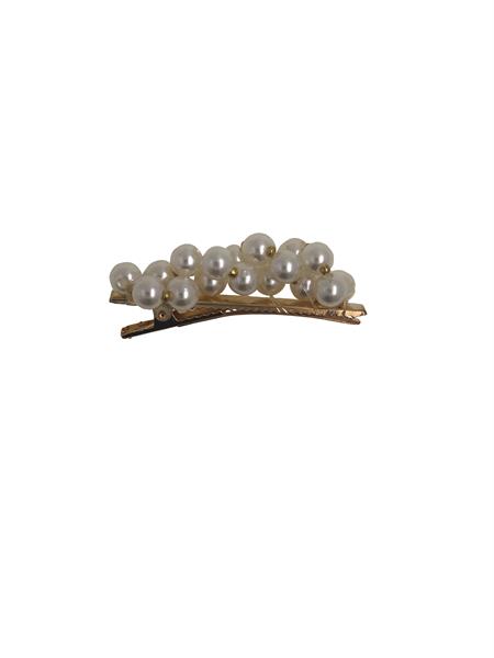 SOHO Mila hårspænde med hvide perler - No 6335