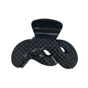 Soho Hårklemme sort med tern (U)