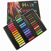 Hair Chalk pakke m 36 stk hårkridt / farvekridt til håret