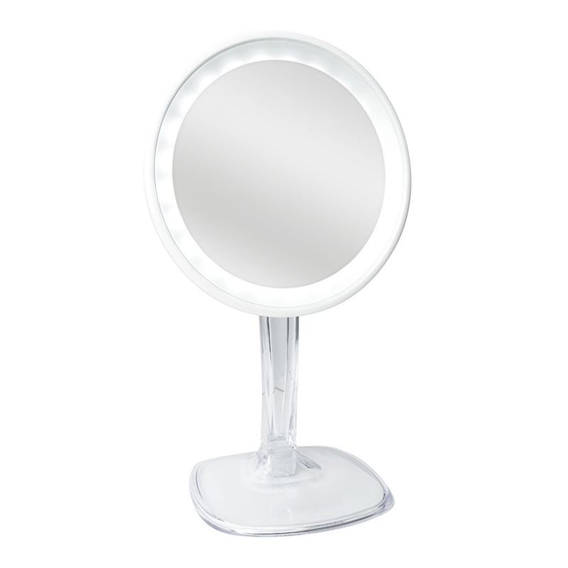 Halo LED makeup med 10x - Hvid