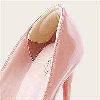 Luksus Hælpude beskytter / Komfort indlæg til sko og højhælede, beige - 2 stk