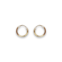 Guld Creoler 15 mm (U)