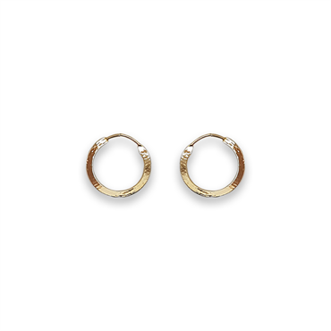 Guld Creoler 15 mm (U)