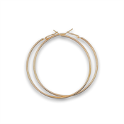 Guld Creoler Mega Size 80 mm (U)