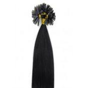 60 cm Hot Fusion Hair extensions 1# Sort