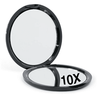 UNIQ Mini Kompakt Rundt Spejl med 2x forstørrelse