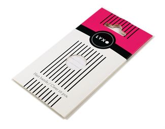 LYXo Sport hår elastikker Color Box Clear 10 stk