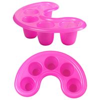 Manicure skål til behandling af negle - Pink (U)