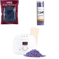 Wax Pearls Lavender 500 Gram mega pack hårfjerning - Komplet sæt fra UNIQ