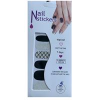 Nail Stickers - Negle wraps  12 stk no. 15 (U)