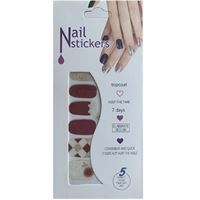 Nail Stickers - Negle wraps  12 stk no. 05 (U)