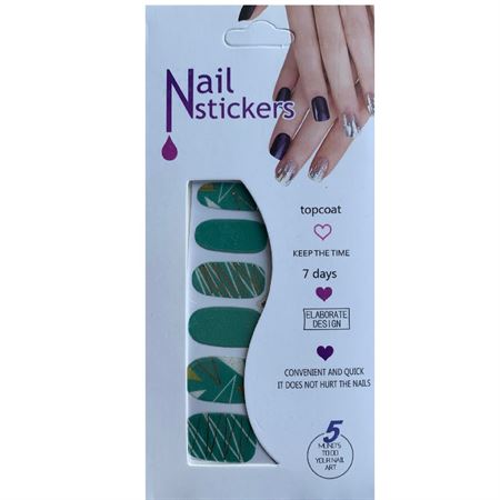 Nail Stickers - Negle wraps  12 stk no. 08 (U)
