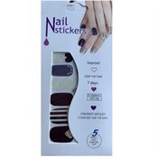 Nail Stickers - Negle wraps  12 stk no. 09 (U)