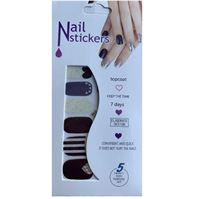 Nail Stickers - Negle wraps  12 stk no. 09 (U)