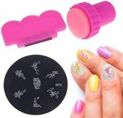 Stamping nail art stencils mini - Lav flotte mønstre på dine negle (U)