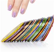 Negletape til flotte nail art striber - 10 taperuller