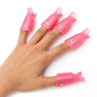 Fingerklemmer til at fjerne Gellak, Gele Negle & Neglelak - 10 stk