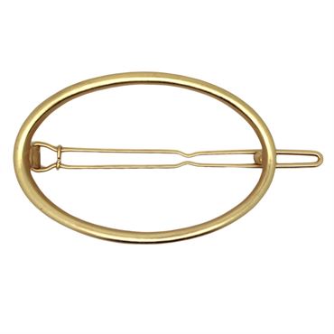 SOHO Oval Hårspænde - Guld (U)