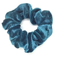 Scrunchie hårelastik, dark mint