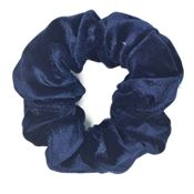 Scrunchie hårelastik, mørkeblå