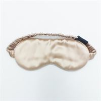 UNIQ Luksus sovemaske i 100% silke - Champagne