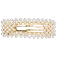 SOHO Mila Hårspænde med hvide perler, guld - No 6273 