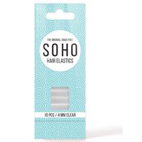 SOHO Snag-Free Hårelastikker, gennemsigtig  - 10 stk