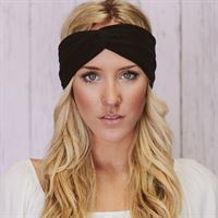 SOHO Turban Hårbånd, sort (U)