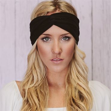 SOHO Turban Hårbånd, sort (U)