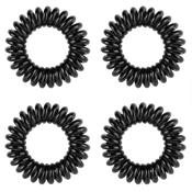 Spiral elastikker- Sort 4 stk (U)