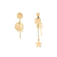 SOHO Sun & Star Øreringe - Guld (U)
