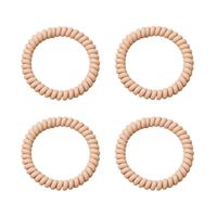 SOHO Wave Spiral Hårelastikker - Cream